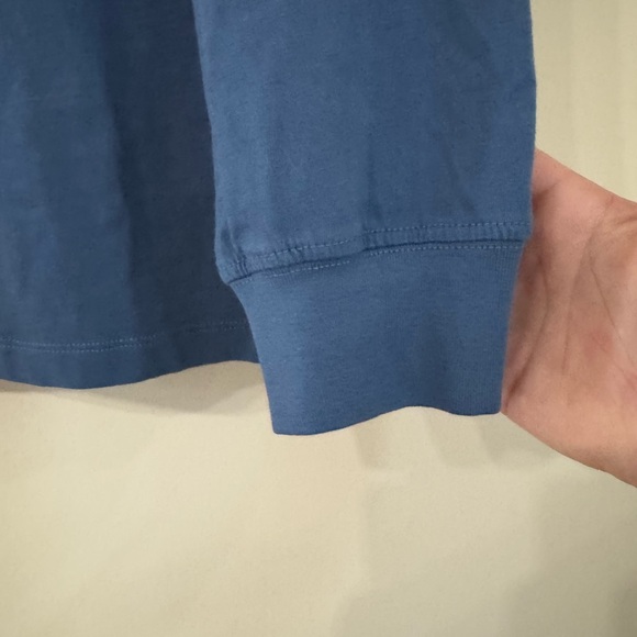 EUC AE long sleeve super soft slate blue men’s Henley size M - Picture 6 of 6
